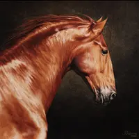 Урок маслом Рыжик