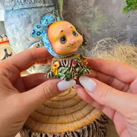 Елочные игрушки. Колобок