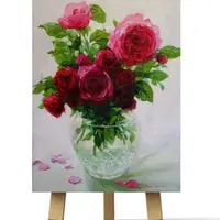 Розы в вазе