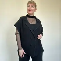 Жакет-жилет с японским плечом