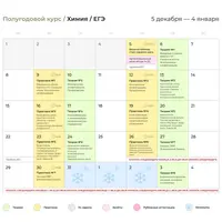 Полугодовой курс ЕГЭ по химии 2026