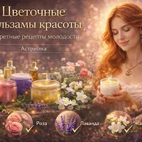 Цветочные бальзамы красоты: секретные рецепты молодости