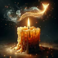 Свеча из вощины очищающая