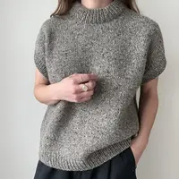 Безрукавка оверсайз с высоким воротником Highland Slipover