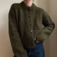 Кардиган оверсайз с японским плечом спицами Cardigan No. 11