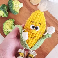 Вязаные игрушки: Кукурузка