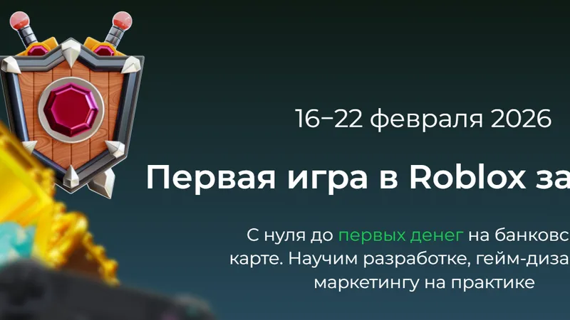 Первая игра в Roblox за 7 дней