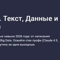 Нейросети: Hard Skills. Текст, данные и автоматизация (2026)