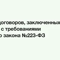 Исполнение договоров, заключенных в соответствии с требованиями Федерального закона №223-ФЗ
