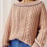 Пуловер с широким воротником Cavo