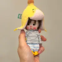 Шапочка бананчик для кукол формата Ob11