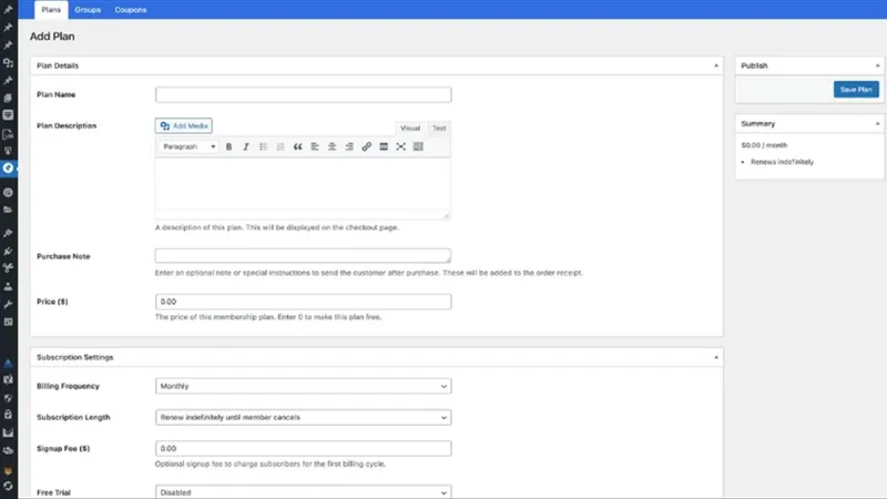 WP ProfilePress — подписки и закрытый контент на сайте