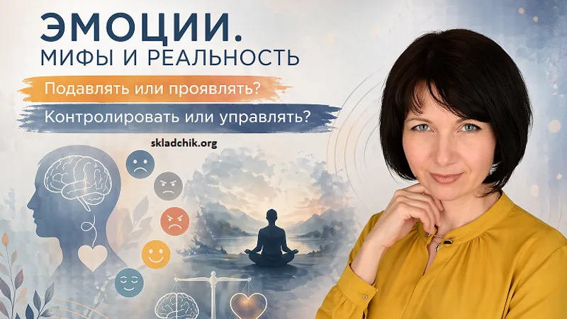 Эмоции. Мифы и реальность. Подавлять или проявлять? Контролировать или управлять?