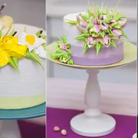 Цветочные торты