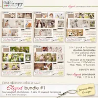 Шаблоны для фотокниг Elegant bundle #1