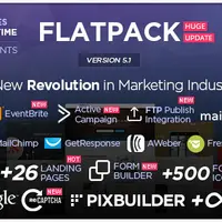 FLATPACK - Landing Pages Pack With Page Builder