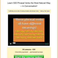 Phrasal Verbs in Conversation Course