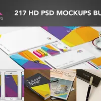 217 макетов издательской и рекламной продукции