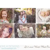 Фото наложения. Зимняя коллекция