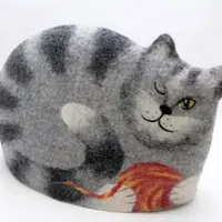 Грелка на чайник: кот