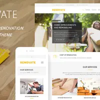 Construction Renovation - WordPress тема для строительных услуг