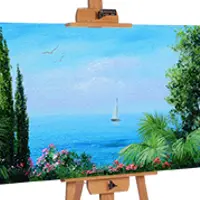 Две летние картины с натуры. Масло