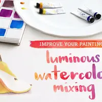 Смешивание цветов в акварели